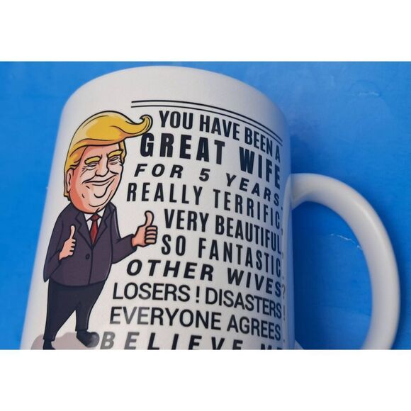 Funny Donald Trump Great Wife Coffee Mug For Her-Great Condition - Picture 2 of 3
